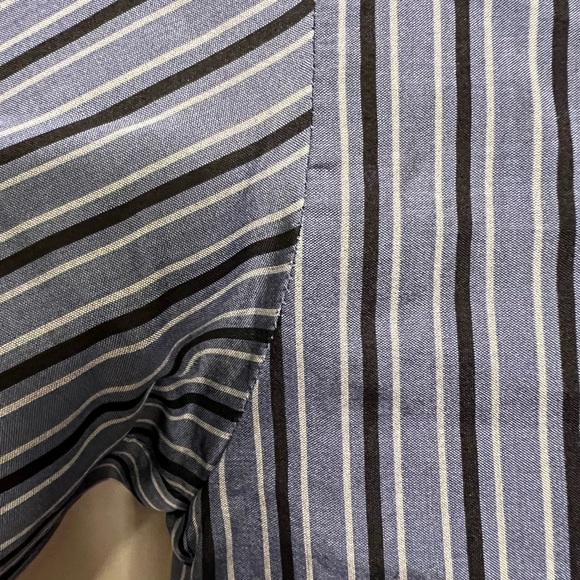 Vince Striped 100% Silk Tunic - Size S - Picture 7 of 12